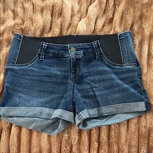 Isabel Maternity by Ingrid & Isabel Dark Blue Jean Shorts